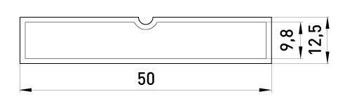 Гильза медная луженная кабельная соединительная e.tube.stand.gty.50, 15644