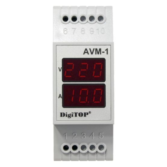 Амперметр-вольтметр AVM-1 однофазный DigiTOP