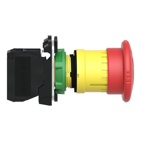 Выключатель кнопочный аварийный стоп XB5 (кнопка грибок) 240в Schneider Electric
