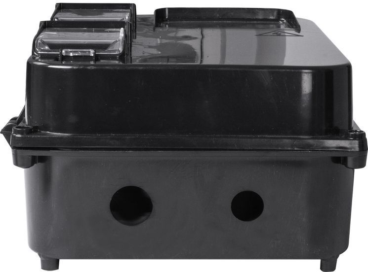 Корпус пластиковий e.mbox.stand.plastic.n.f3, під 3-ф лічильник навісний з комплектом метизів E.NEXT