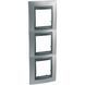 Рамка 3-я."Матовый хром", Графит MGU66.006.238 Unica Top Schneider, 8578, Хром