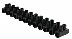 Клемні колодки 16 мм2 / 30А чорна (тип W), 13011, Черный, Черный