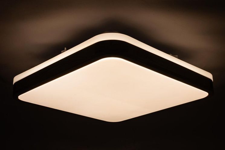 GLOW матовий 60W 391*391*65мм 3000К-6500К з пультом махагон