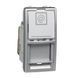Розетка компьютерная RJ45 (Kat 6) FTP 1М Алюминий MGU3.416.30 UNICA Schneider, 7929, Алюминий