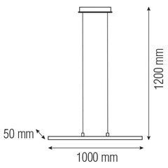 Люстра LED "CAMEL-24" 24W 4000K (хром), Хром