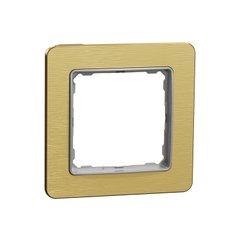 Рамка 1-постовая Матовое золото Sedna Elements Schneider Electric SDD371801