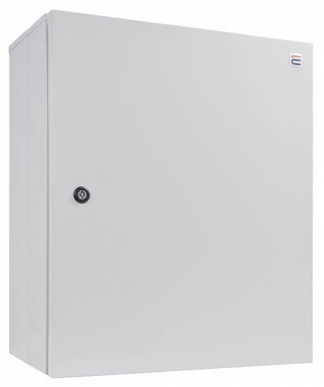Корпус металлический с панелью 60*50*25, IP54, UBox