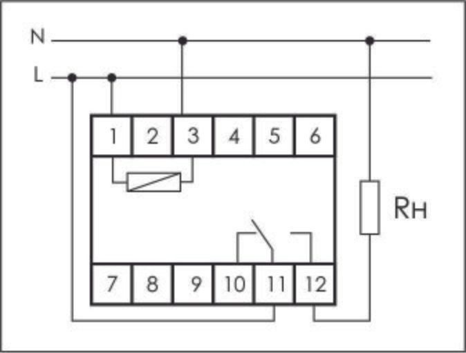 Реле часу PCA-512UNI затримка вимкнення