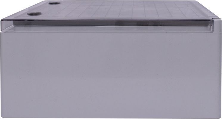 Корпус ударопрочный с АБС-пластика e.plbox.400.500.175.3f.6m.tr, 400х500х185мм, IP65 с прозрачной дверью, панелью под 3 - фазный счётчик і 6 модулей