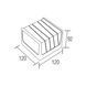 Светильник светодиодный фасадный CUBE-G настенный