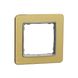 Рамка 1-постова Матове золото Sedna Elements Schneider Electric SDD371801