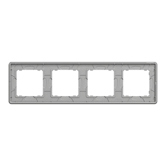 Рамка 4-постова Штучне Біле скло Sedna Elements Schneider Electric SDD360804, Біле скло