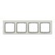 Рамка 4-постова Штучне Біле скло Sedna Elements Schneider Electric SDD360804, Біле скло