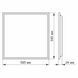 LED панель VIDEX 48W 6000K матова 2шт/упак VIDEX, 25464, VL-Pb486W(2), 6000