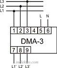Електронний індикатор струму DMA-3 Тrue RMS ФиФ