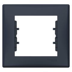Рамка 1-постовая SDN5800170 Графит Sedna Schneider, 7476, Графит
