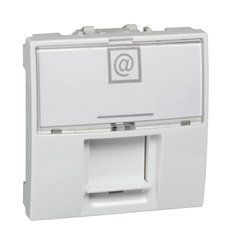Розетка компьютерная RJ45 (Kat 6) FTP 2М Белая MGU3.417.18 UNICA Schneider, 7931, Белый