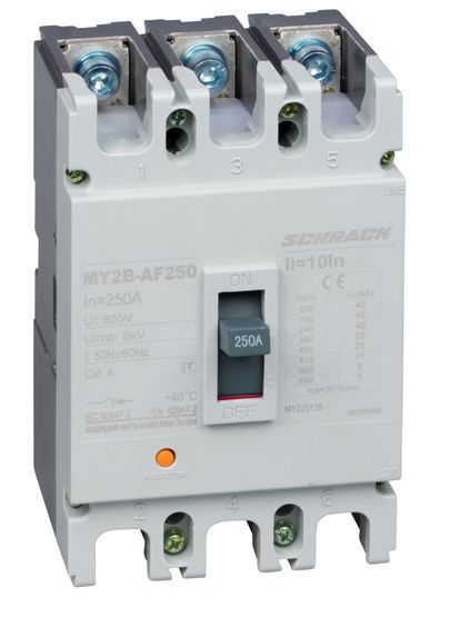 MY225138--, Выключатель в литом корпусе тип АF 3P 25kA 250A Schrack