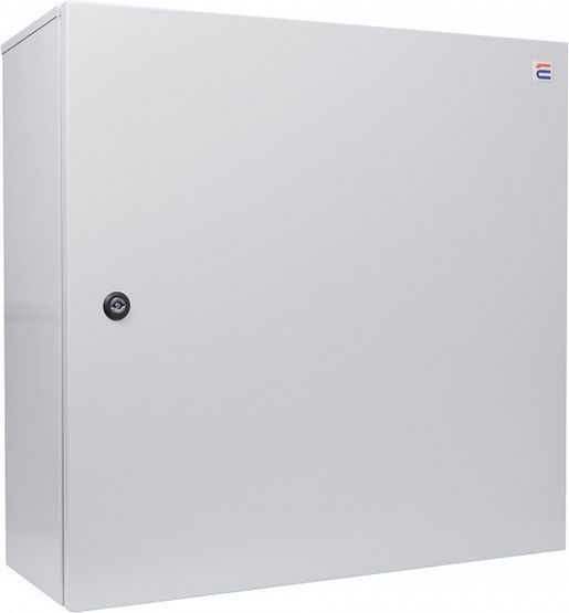 Корпус металевий з панеллю 60*60*25, IP54, UBox