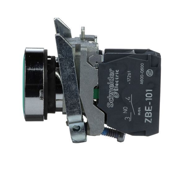 Кнопка 22мм з поверненням зелена 1NO  XB4BA31 Schneider Electric