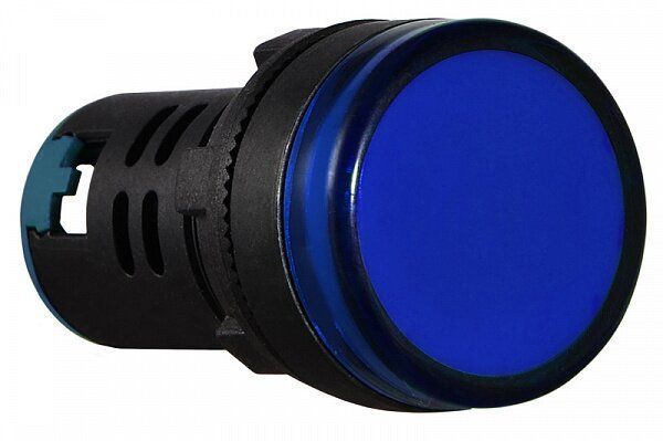 Сигнальна арматура AD22-22DS синя 24V АC/DC