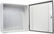 Корпус металевий з панеллю 60*60*25, IP54, UBox