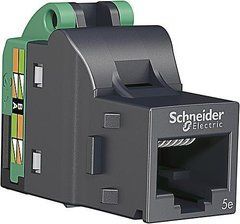 Модуль Actassi RJ45 5e UTP білий VDIB17715U12 Schneider, Білий