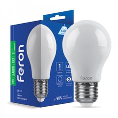 Біла декоративна лампа Feron LB-375 3W E27 світлодіодна, 25920, Білий