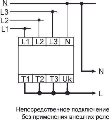 Переключатель фаз схема