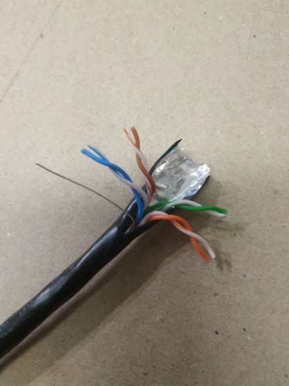 Вита пара інтернет Cat.5e F/UTP 4х2х24AWG PE ЗЗЦМ (зовнішній)