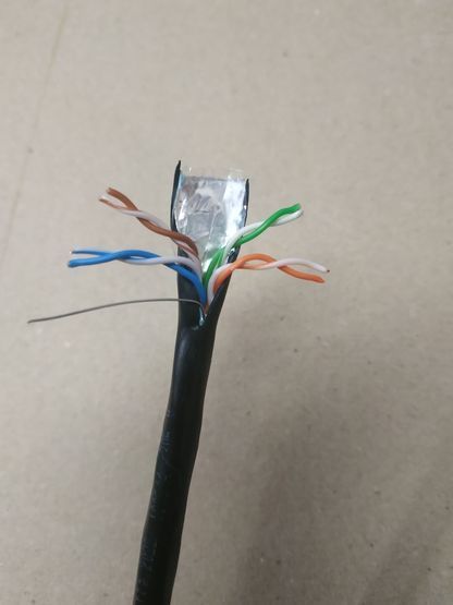 Вита пара інтернет Cat.5e F/UTP 4х2х24AWG PE ЗЗЦМ (зовнішній)