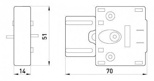 Блок реверса контактора e.industrial.ar85 (ukc 9-85), 15348