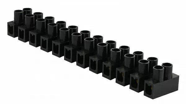Клемна колодка "тип Н" 6 мм2 / 6А чорна, 13014