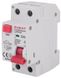 Выключатель дифференциального тока с защитой от сверхтоков e.rcbo.stand.2.C10.30, 1P+N, 10А, С, 30мА