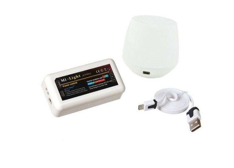 Контроллер WI-FI RGB 18A White (Touch), 2435