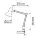 Светильник настольный "RANA" Е27 черный