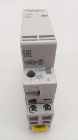 Модульный контактор CT 20A 2НО 230/250В АС 50ГЦ Schneider Electric, 230V АС