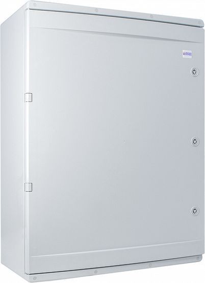 Корпус из АБС-пластика 60*80*28 ІР65 ударостойкий, с МП, непрозрачные дверки UBox