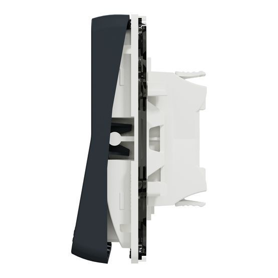 Механізм перемикача IP55 Mureva Styl, сх.6, чорний