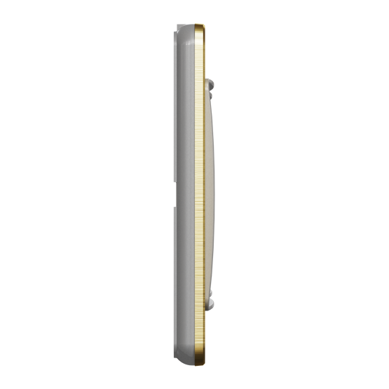 Рамка 4-постовая Матовое золото Sedna Elements Schneider Electric SDD371804, Матовое золото