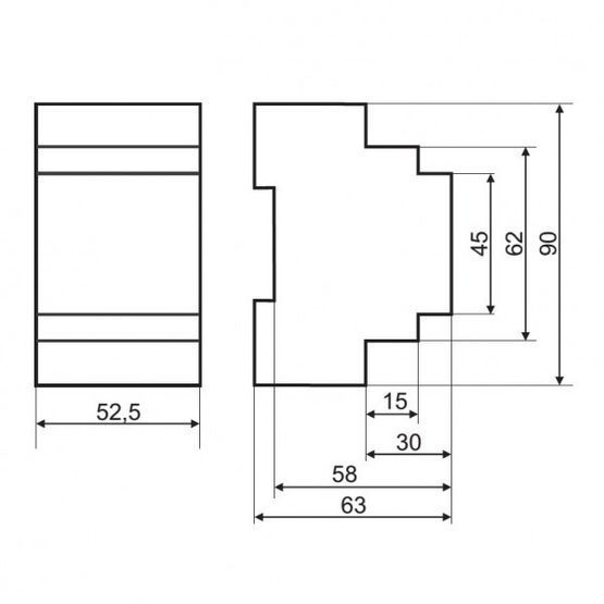 Регулятор температури CRT-04, таймер, 230 В AC, від 0&deg;C до +60&deg;C, 16А