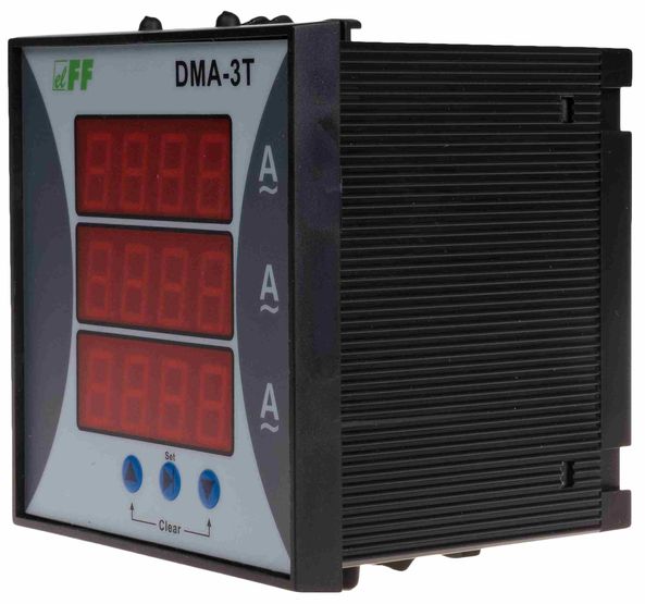 Электронный индикатор тока DMA-3T щитовий F&F