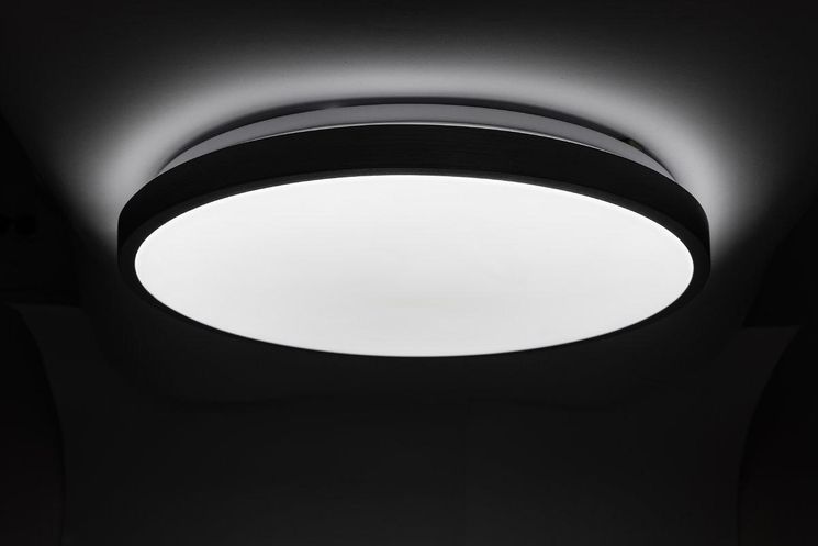 Светильник потолочный RING матовый 60W 395*60мм 3000К-6500К с пультом, серебро