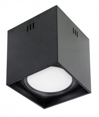 Светильник накладной квадрат."SANDRA-SQ10/XL" 10W 4200K черный