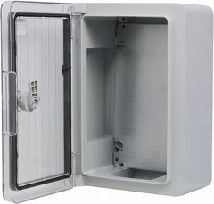 Корпус из АБС-пластика 20*30*13 IP65 ударостойкий с МП, прозрачные дверки UBox