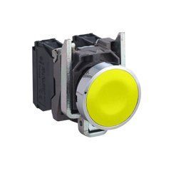 Кнопка 22мм с возвратом желтая 1NC XB4BA51 Schneider Electric