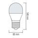 Лампа А60 SMD LED 18W E27 PREMIER-18 HOROZ, 001-006-0018-030, 4200