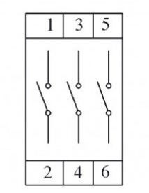 Перемикач PSA025AK341E кулачковий аварійний 3-полюсний ON-OFF (0-1) EMAS