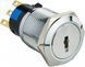 TY 19C-K11/2 Кнопка металева з ключем 2-о позиційна 1NO+1NC IP 67