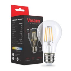 Светодиодная филаментная лампа Vestum А60 Е27 7,5Вт 220V 4100К 1-VS-2105, 4100